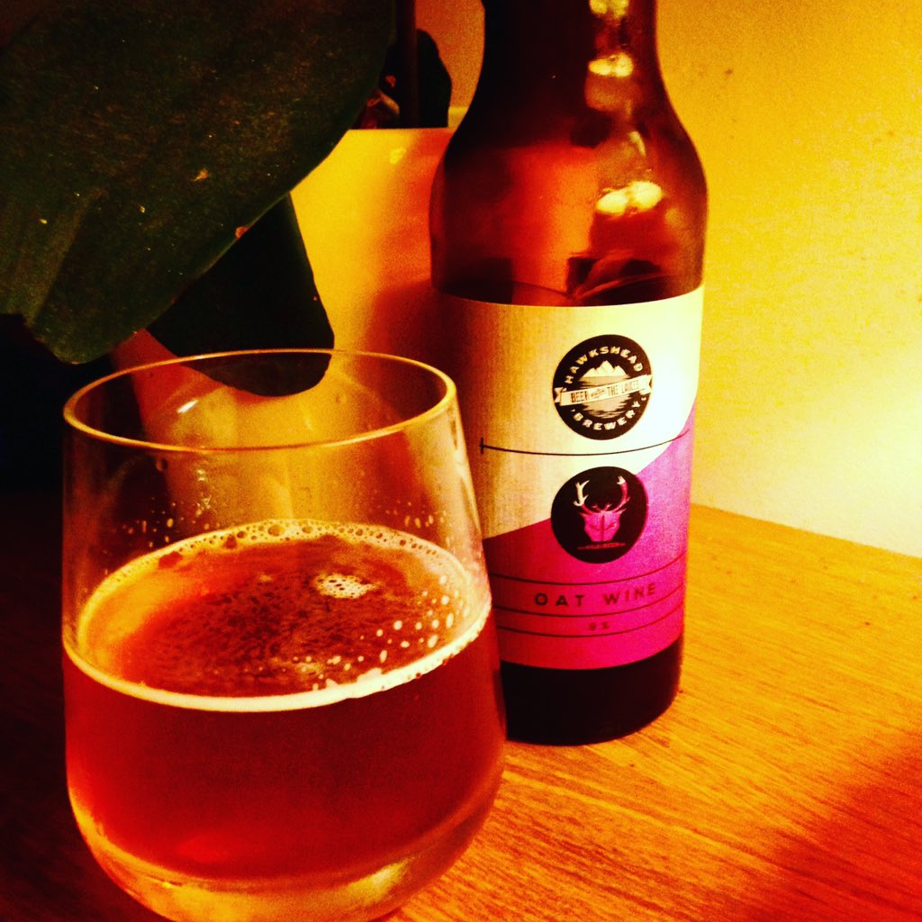 littleleedsbeer's tweet photo. Would be a bit rude not to finish on this beauty @WildBeerCo @HawksheadBrewer #OatWine @craftbeerhour #craftbeerhour https://t.co/p9zqhYY7BI