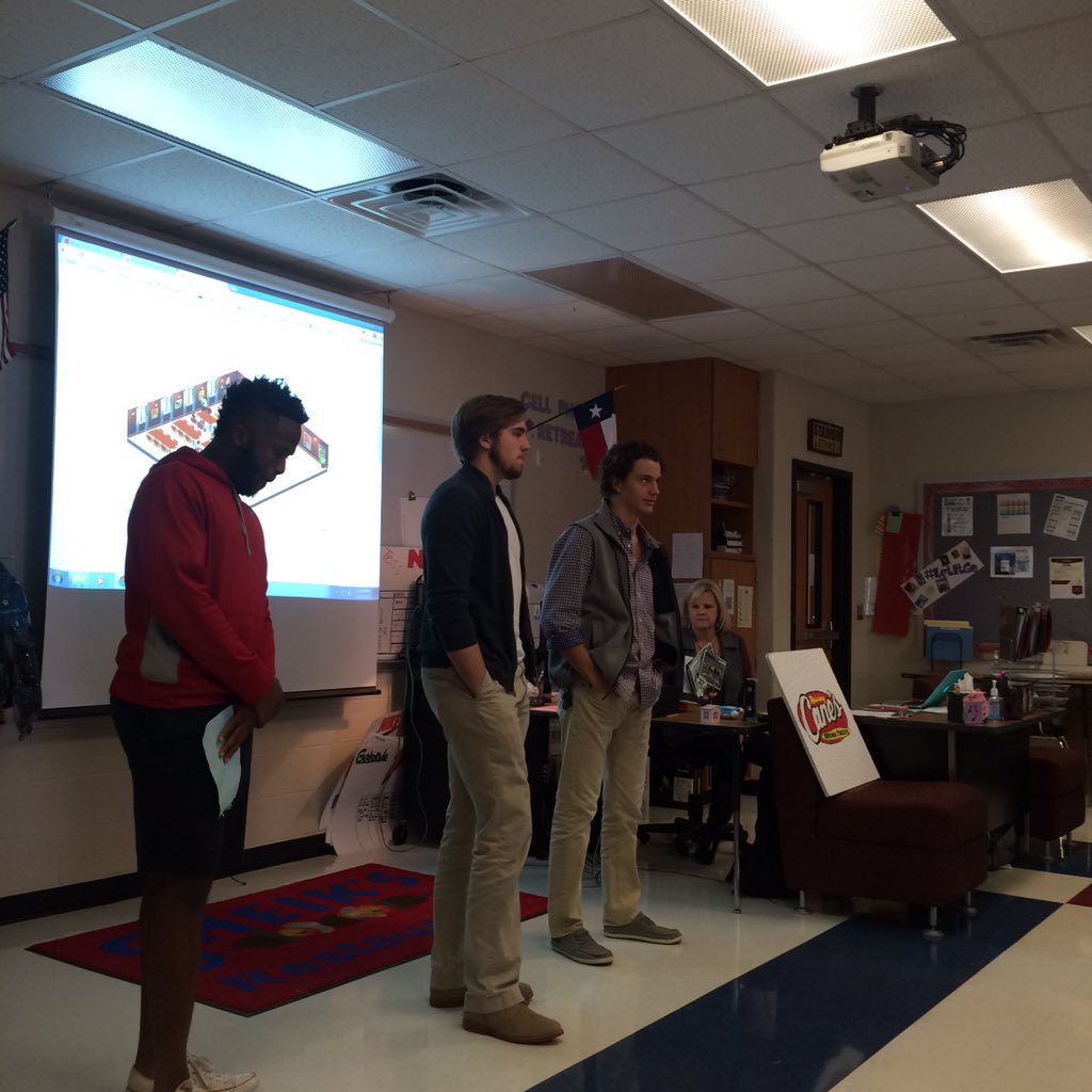 MrsA_McKBoyd's tweet photo. Sharing what fun things we learn in the Business, Marketing, and Finance Cluster. #McKBoydCTE #BroncoTweet #MCKBoyd https://t.co/vVxONvLWHg