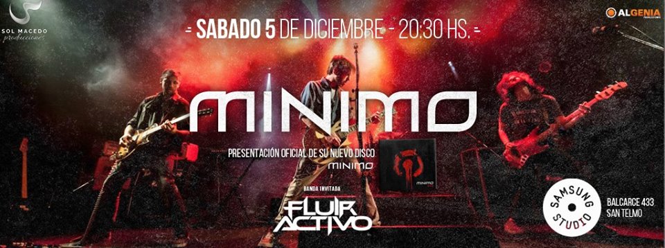 Samsung Studio (@samsungstudio) on Twitter photo La banda de MDQ Mínimo presenta su disco 'Minimo Dos' este sábado en <a href="/SamsungStudio/">Samsung Studio</a>!
Inv: <a href="/fluiractivo/">Fluir Activo</a> La banda de MDQ Mínimo presenta su disco 'Minimo Dos' este sábado en <a href="/SamsungStudio/">Samsung Studio</a>!
Inv: <a href="/fluiractivo/">Fluir Activo</a>