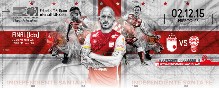 SantaFe's tweet photo. #HoyJuegaSantaFe Ficha de partido – Huracán vs. Santa Fe – 02.12.2015 https://t.co/TQZkARCe6i #FinalHURxSFE https://t.co/vsmwY9Q4KT