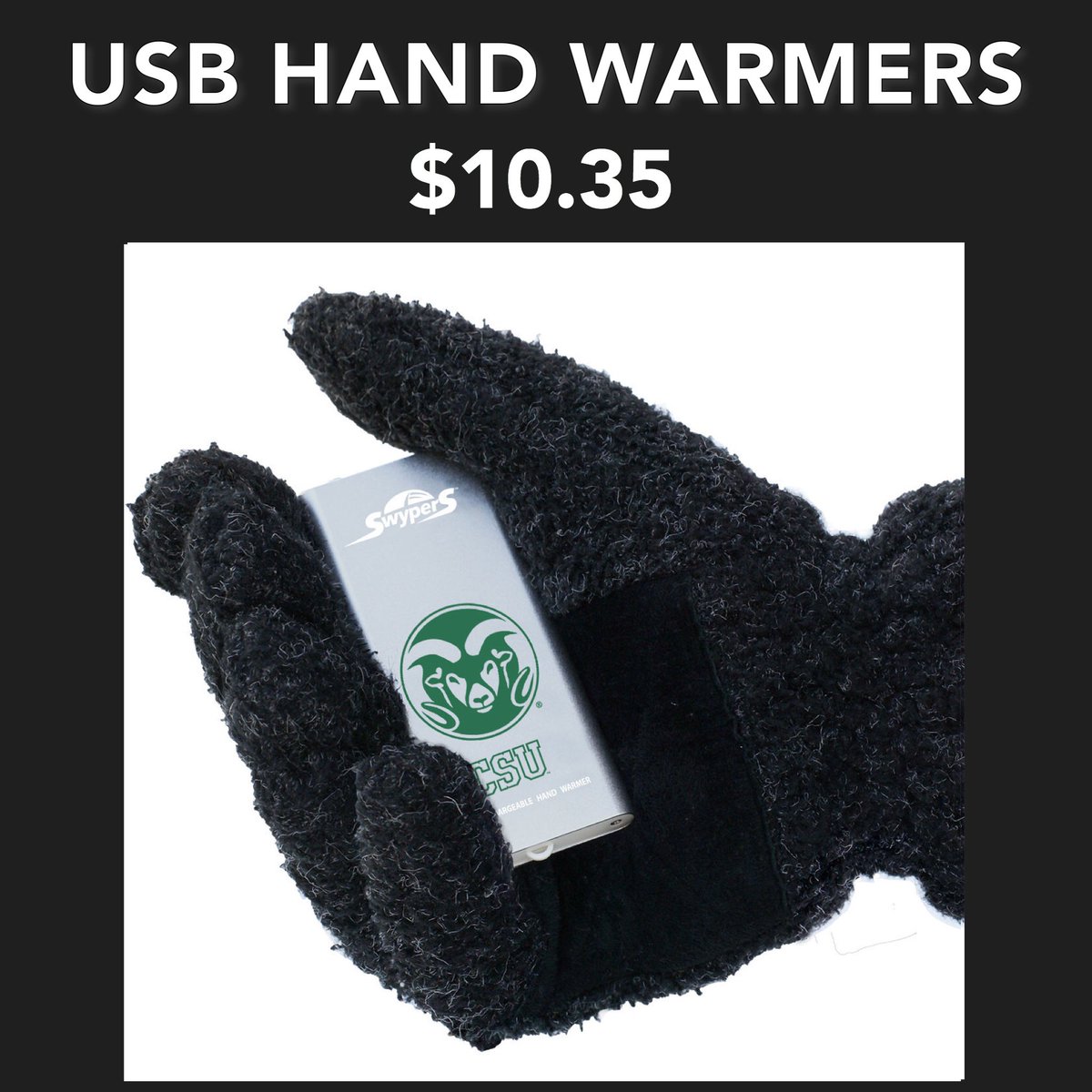 Swypers_LLC's tweet photo. Extended #sale 30% OFF + FREE SHIPPING: https://t.co/ZkLZa6VGQ9 USB Hand Warmers &amp; more! @ColoradoStateU #colorado https://t.co/fCsT3XUtP8