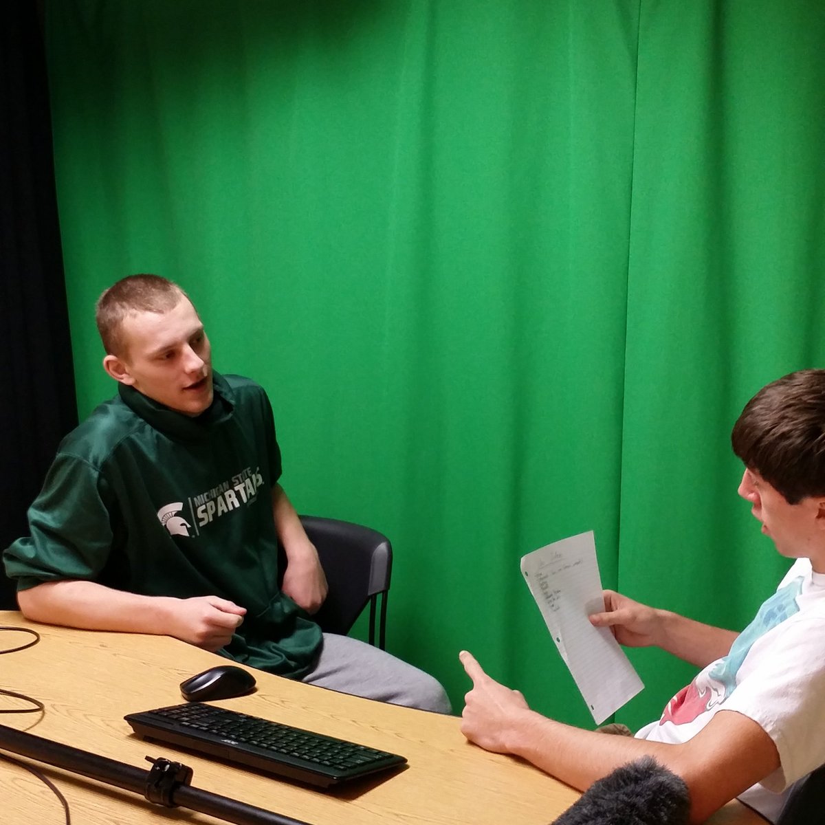 Dev4Prez2K15's tweet photo. Future President Devon Adkins discussing things with his future VP Erick Loe! https://t.co/NvgRAvtUpP