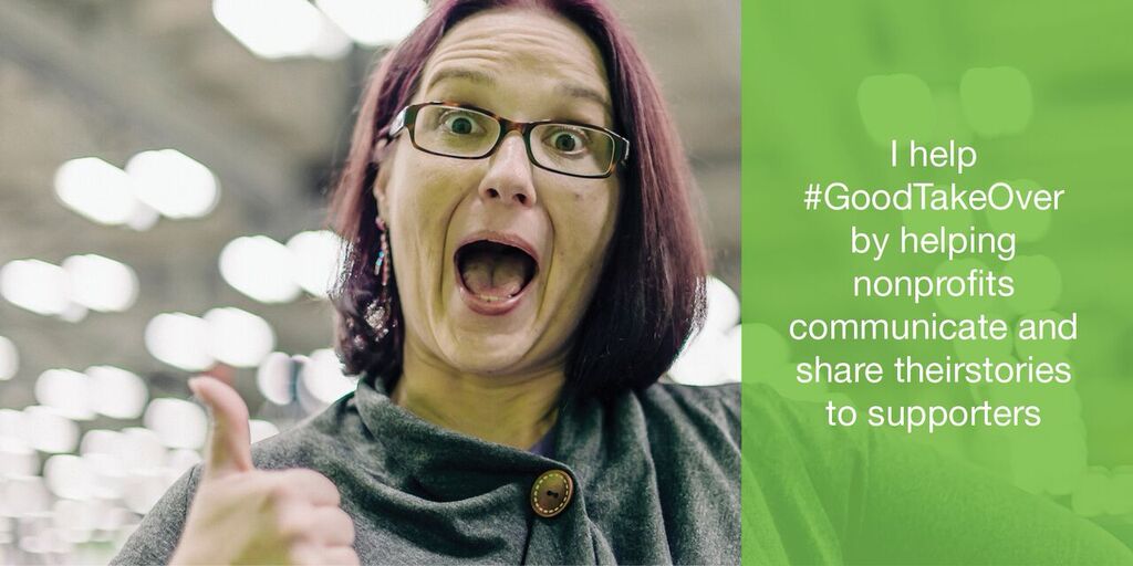 blackbaud's tweet photo. Blackbaud's @DJVermenton helps #GoodTakeOver on #GivingTuesday by sharing best practices to advance our sector https://t.co/R84wO1N28g