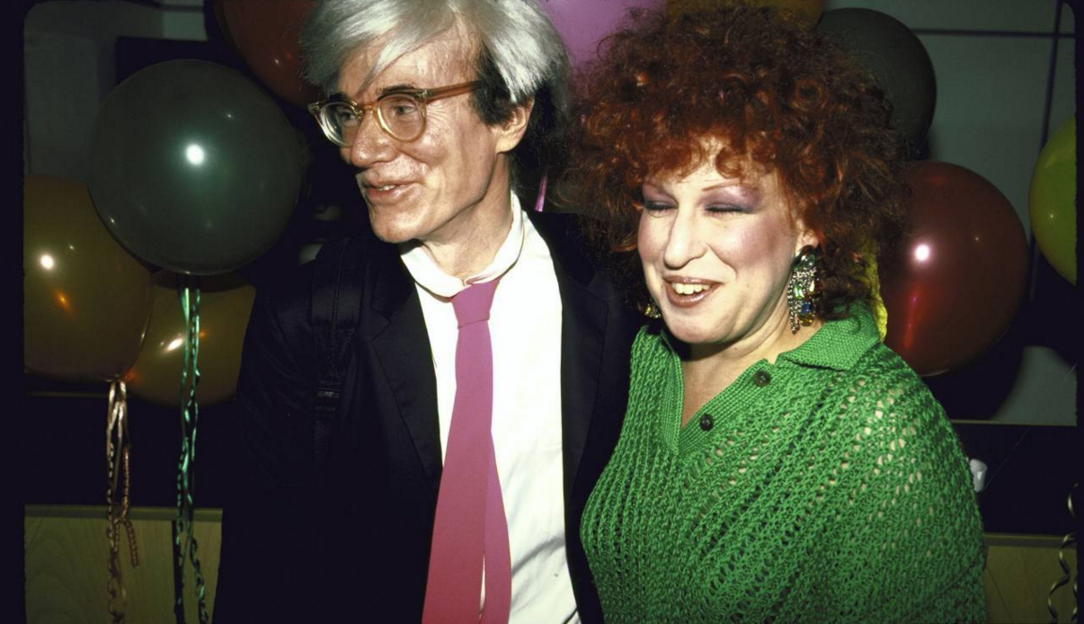 \"I\m working my way toward divinity.\" Happy birthday, Bette Midler. Here she is with Andy Warhol in 1984 