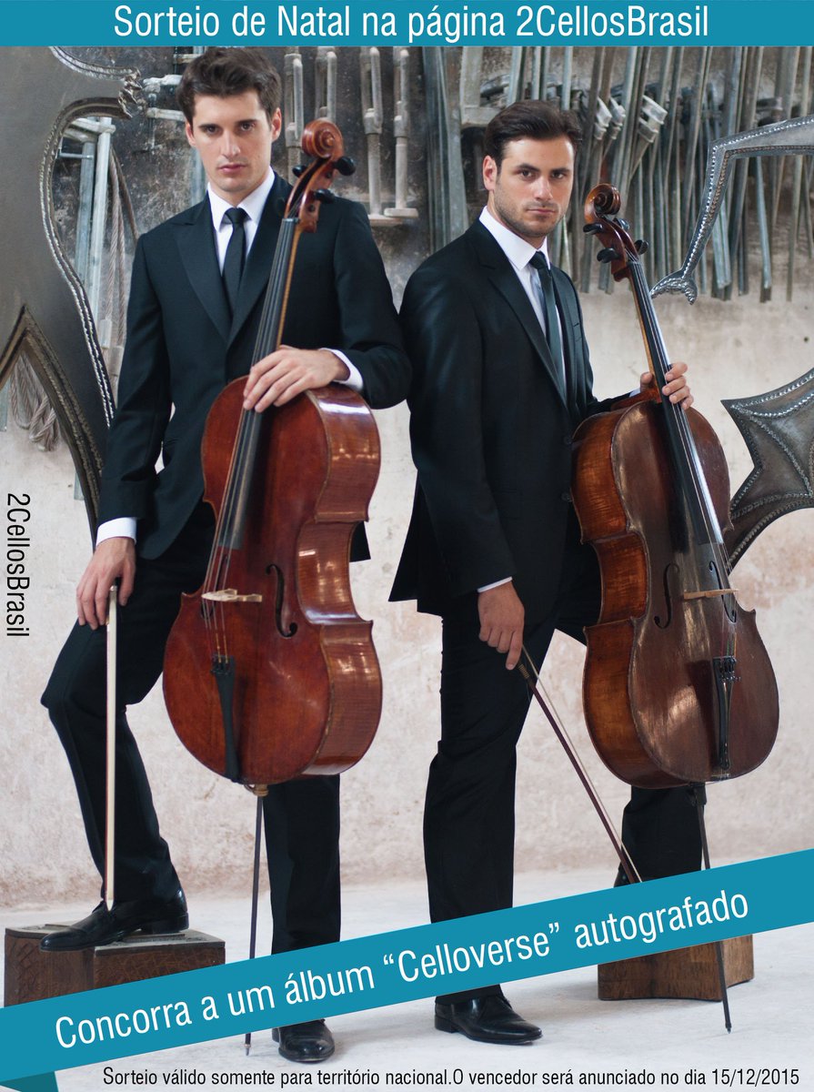 2cellosBrasil's tweet photo. Que tal ganhar um #Celloverse autografado?Acesse nossa página no FB e não fique de fora!
►https://t.co/IZL3yBrKVz https://t.co/2GmCO1by4y