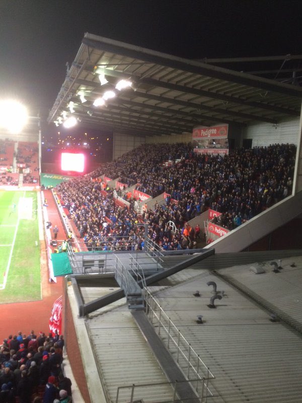 theawayfans's tweet photo. Sheffield Wednesday at Stoke. #SWFC https://t.co/1Tj5EUXaS5