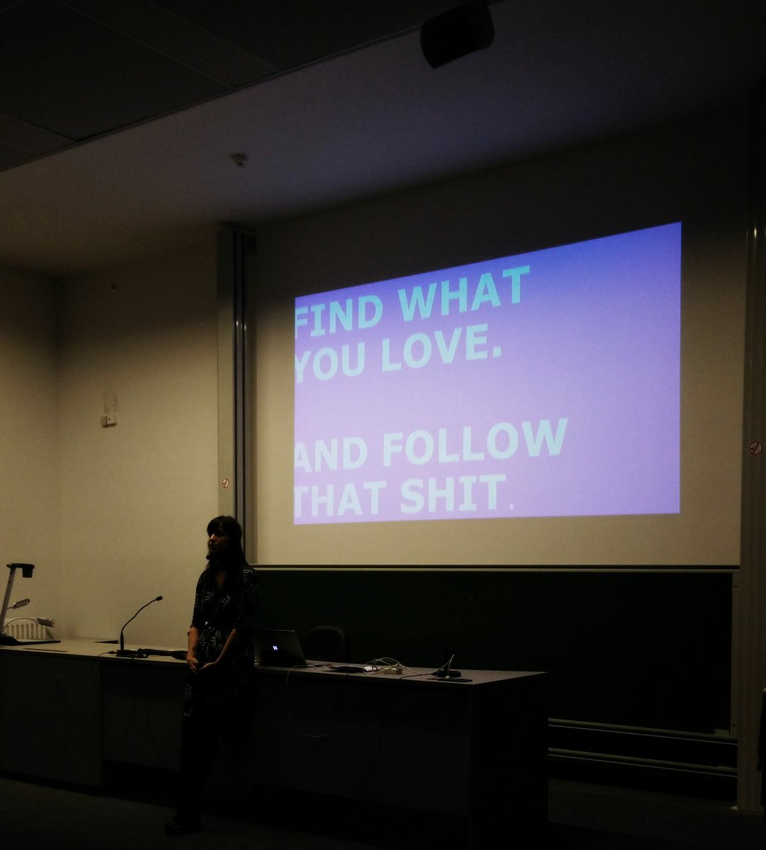 VincentTanghe's tweet photo. Find what you love and follow that shit #womenintech @AFTLeuven @hedwigborgers https://t.co/rPWm4elIZx