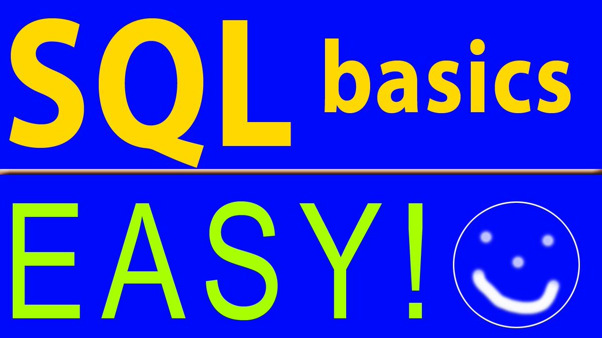 codek_tv's tweet image. SQL Tutorial for beginners to databases. PART 1
codek.tv/4854   

#sql #sqltutorial #sqltutorial