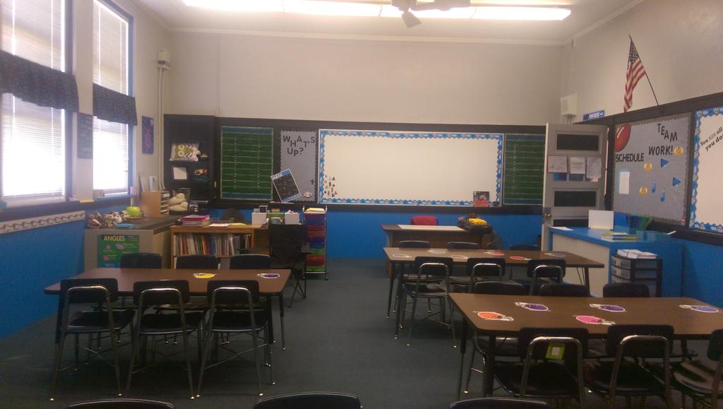 eeswright's tweet photo. My classroom was made into a Carolina Panther theme this summer.  I knew it'd be a great year!@Panthers #GoPanthers https://t.co/VxBytnfu6G