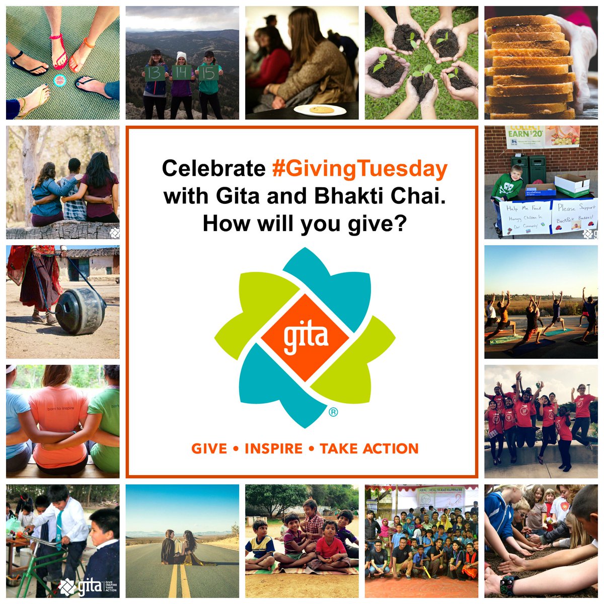 GitaGiving's tweet photo. Make a difference and help us celebrate #GivingTuesday by visiting https://t.co/692TVZ8vnq! #GiveInspireTakeAction https://t.co/2UaPoYE39n