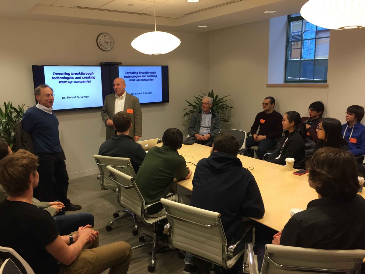 Entrepreneurial seminar for <a href="/MIT/">Massachusetts Institute of Technology (MIT)</a> freshmen with <a href="/zolot/">Ken Zolot</a> &amp; <a href="/theRealSpidey/">Peter Parker</a> as well as Bob Langer....all @labcentral