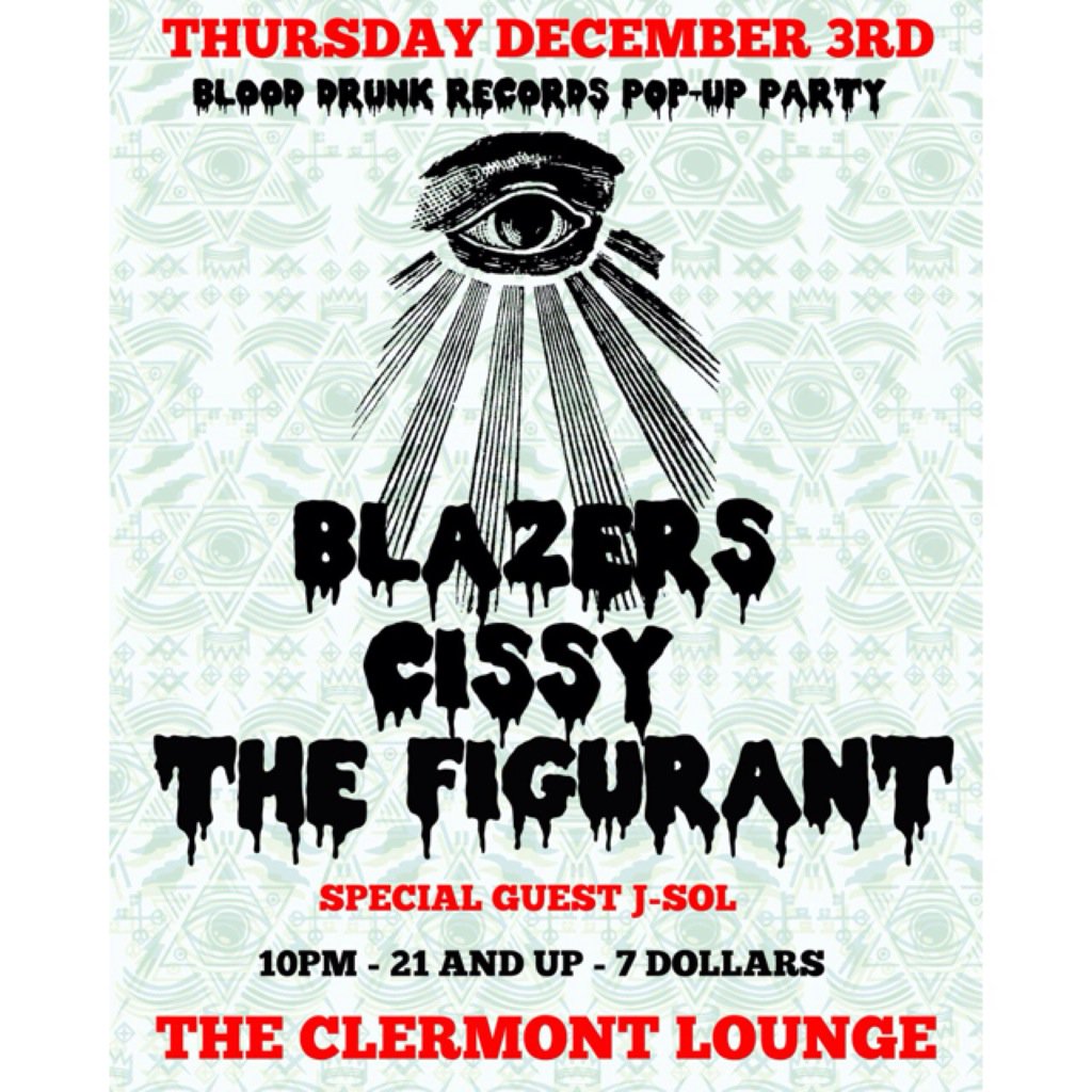 Pop-up party this Thursday at <a href="/ClermontLounge/">Clermont Lounge</a>. Don't miss it. #atlmusic #blooddrunkrecords