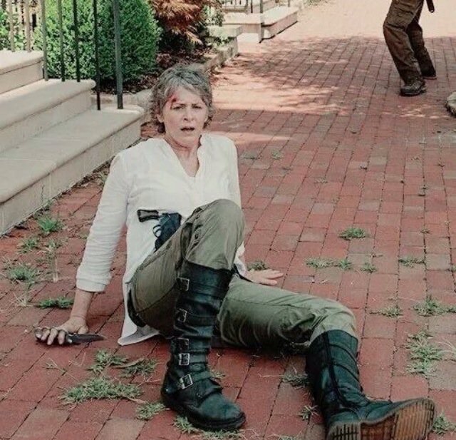 That moment when you realize you have to wait 'till February to watch #TheWalkingDead 
#carolpeletier #twd