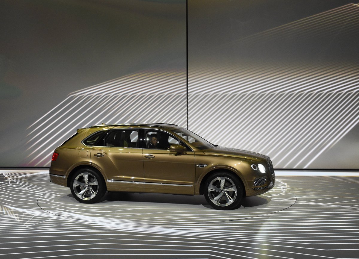 World's fastest SUV: A $229K Bentley Bentayga. (AP photo/Frankfurt Auto ...