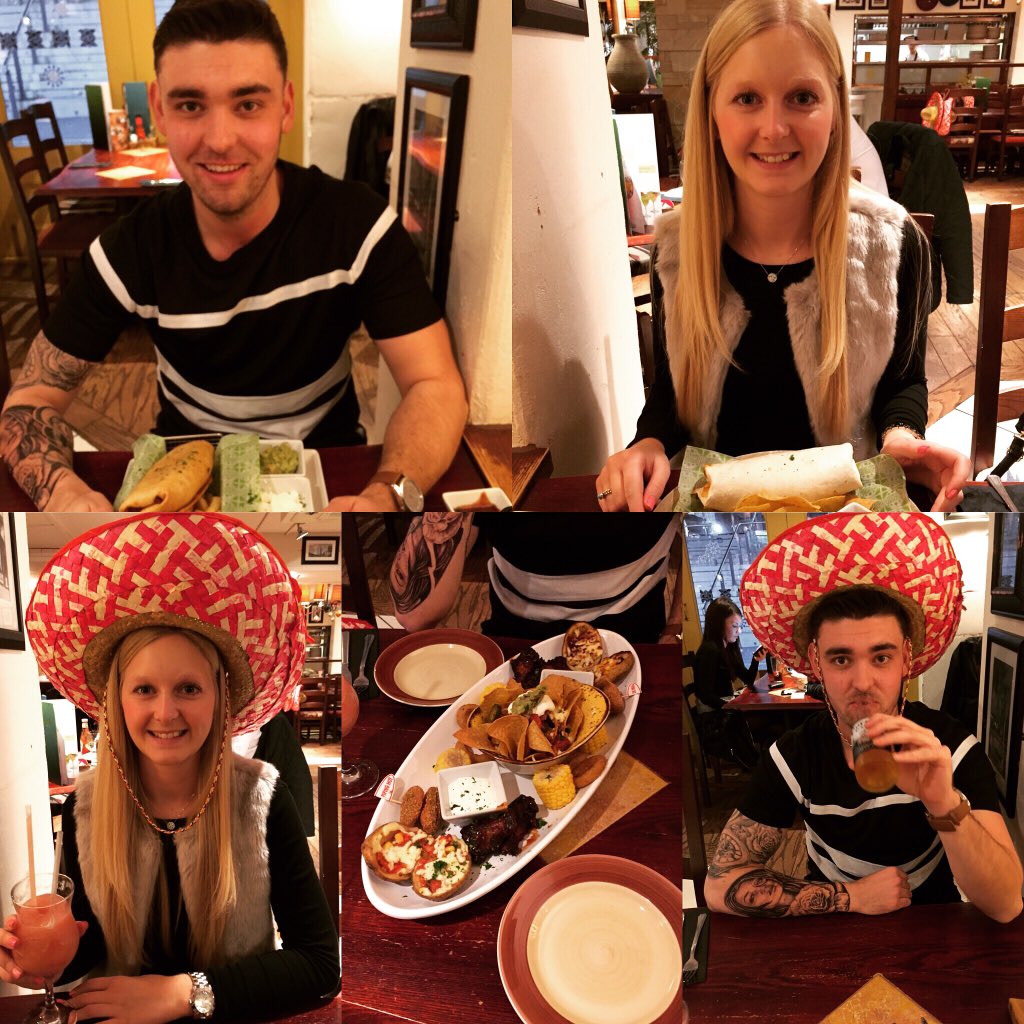 RachelLewis26's tweet photo. Lovely birthday meal at Chiquitos tonight ☺️🌯🌮🍴 https://t.co/IsQWD9RBcm