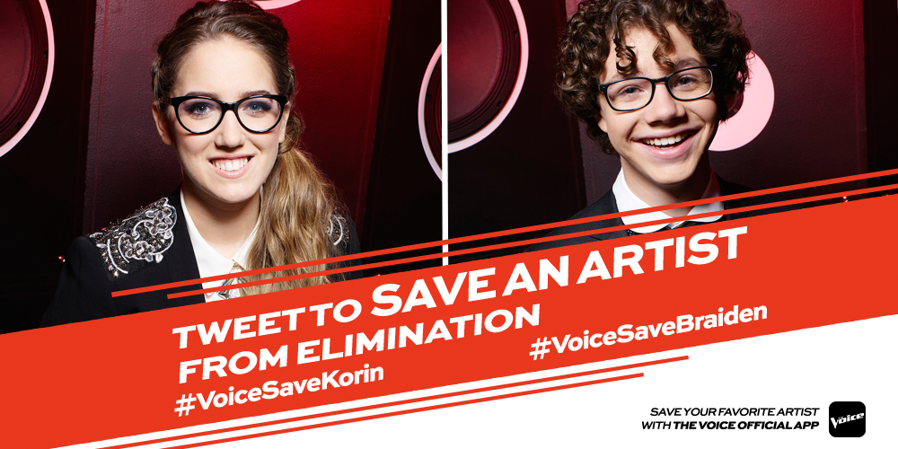 sugarfreeNJ's tweet photo. "@NBCTheVoice: The #VoiceSave IS OPEN. https://t.co/Z5y31nXBxq" #savebraiden