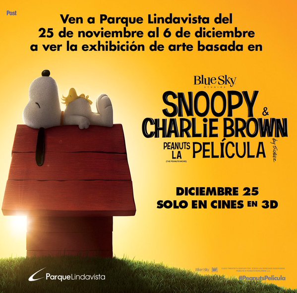 GUIADELDF's tweet photo. Próximo estreno: Película de Snoopy y Charlie Brown que hay en la #CDMX te lo cuento en #GUIADF https://t.co/JZYNYp200s