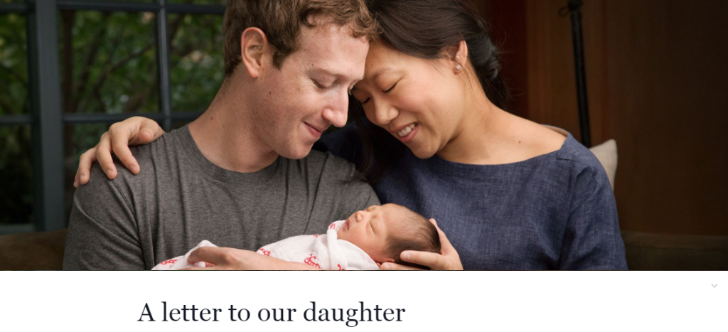 Forbes's tweet photo. Read Mark Zuckerberg &amp; Priscilla Chan's letter to their newborn baby https://t.co/QJv0HT6FnQ https://t.co/FH6sDdbF8e