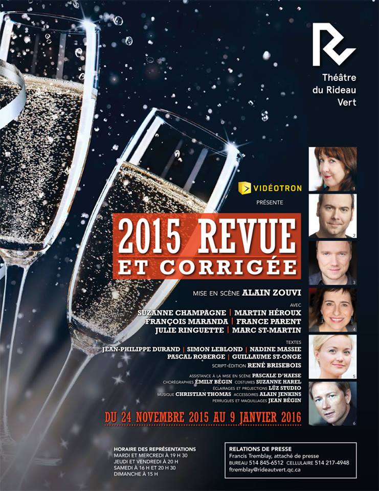 Première du spectacle Revue et corrigée au <a href="/rideauvert/">Rideau Vert</a> . Photos des artistes sur place: instagram.com/lesmustsamontr…