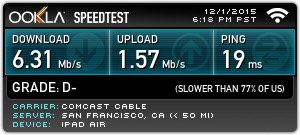 jnfr22's tweet image. #speedtest @comcastcares fix this! I'm paying over $100 a month for  #unacceptableservice  speedtest.net/my-result/i/14…