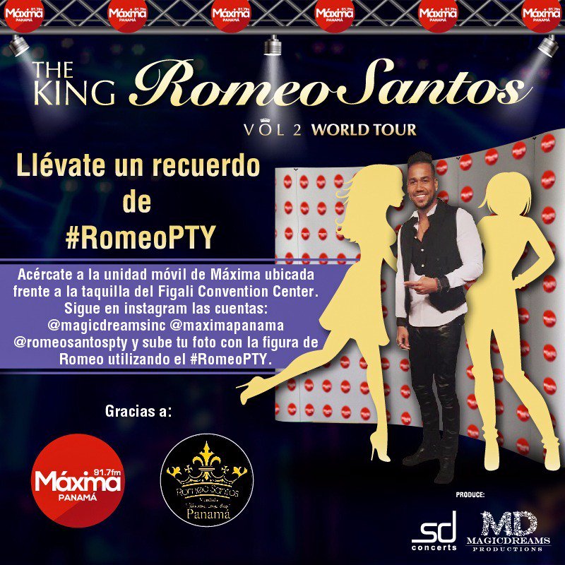 MaximaPanama's tweet photo. Llévate un recuerdo de #RomeoPTY mañana frente al Figali Convention Center. ¡Mira lo que tendremos para ti! ⬇ https://t.co/KCQKw2WRvm