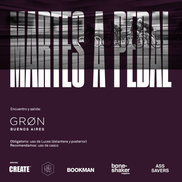 gronlifestyle's tweet photo. 21'30hs. Nuevo #MartesAPedal desde Grøn #BuenosAires Tks: @asssavers @boneshakermag @BOOKMANse #Orontas #CreateBikes https://t.co/8y2Z30pUm5