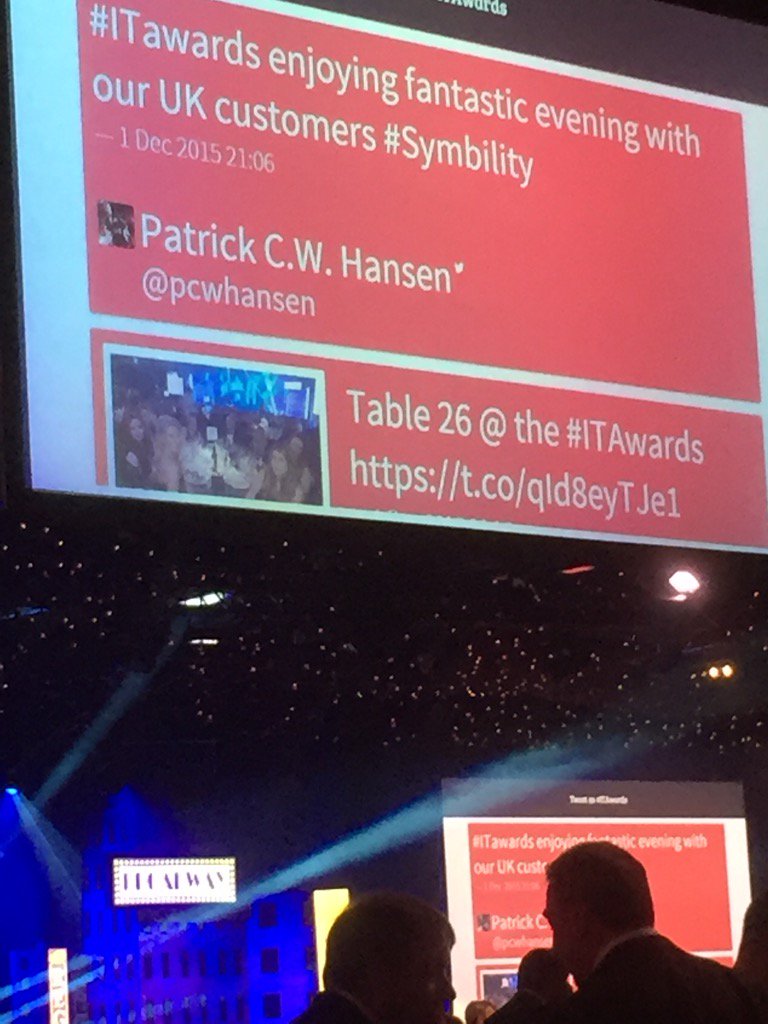 cestmoipaysbas's tweet image. Enjoying #ITawards awards with our UK customers #symbility