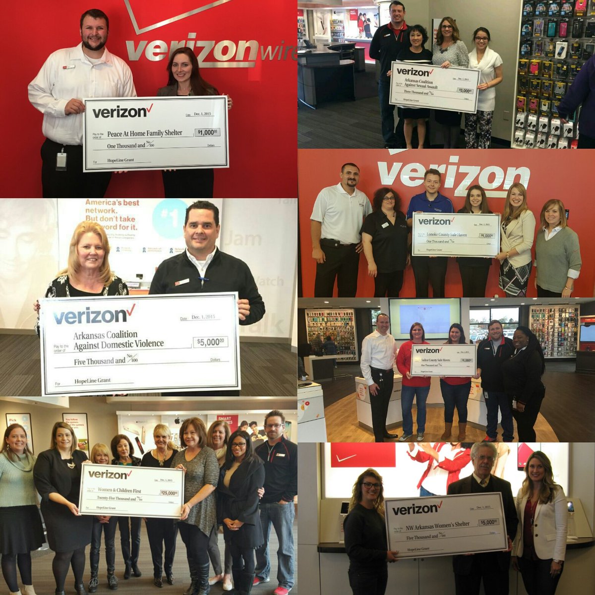 GingerDaril's tweet photo. So thankful Verizon can give back to those who give back to the community #GivingTuesdayAR https://t.co/QohVHbcrv1