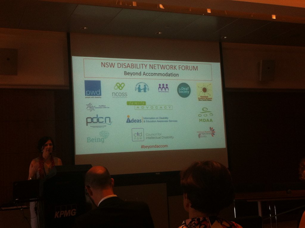 futuresUpfront's tweet photo. #beyondaccom @_NCOSS_  DNF conference looking beyond accommodation- housing that works for pple with disability https://t.co/SMqrCZrRbT