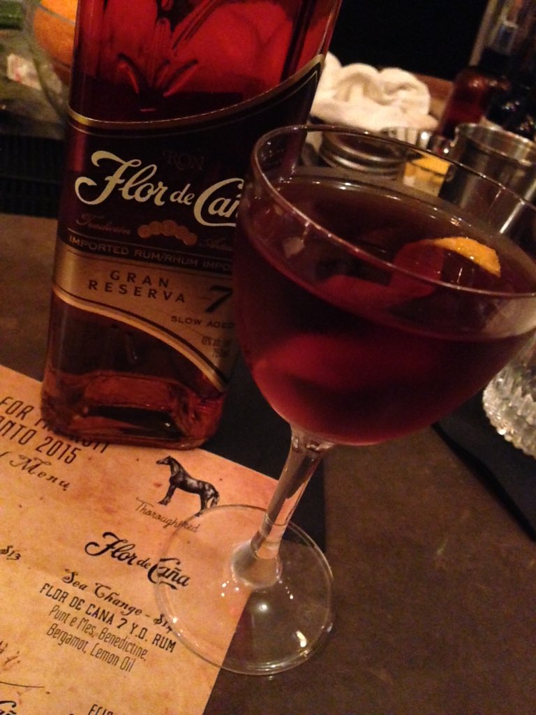 KazzaMoodie's tweet photo. Tonight's #runfortherum cocktail from @_thorough_ 'Sea Change' with #flordecanarum #cocktails #Toronto https://t.co/lvsxxlJVYJ