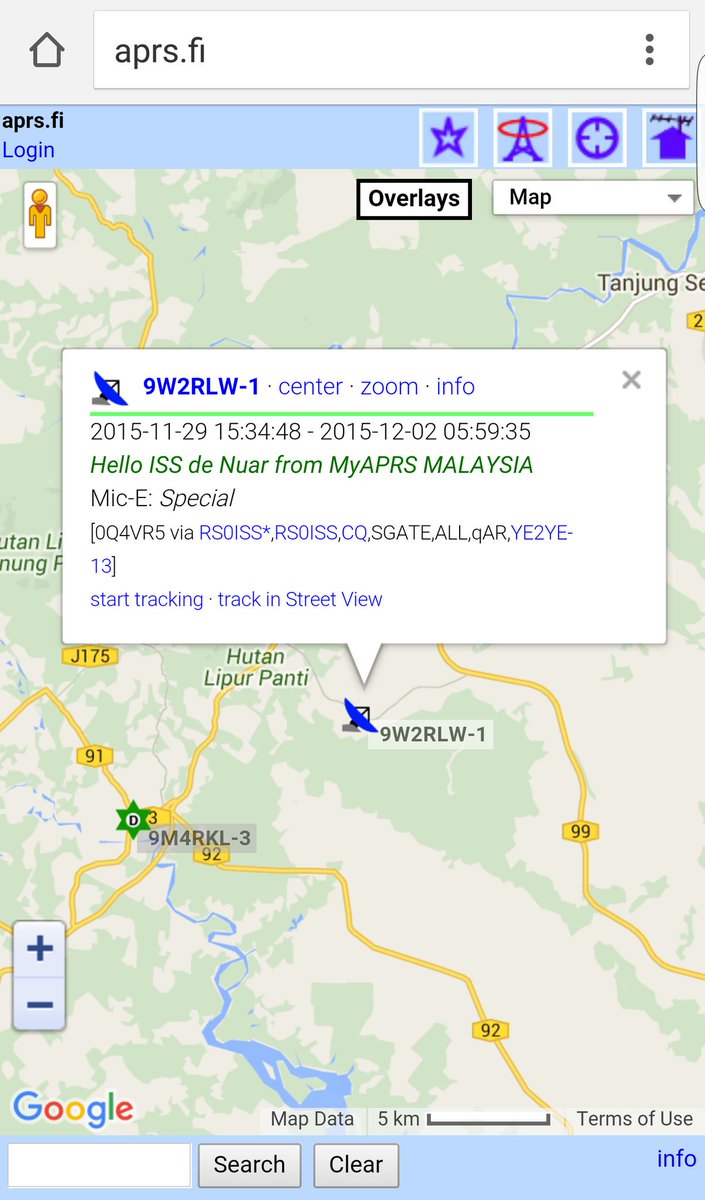 9w2rlw's tweet photo. Automatic Packet Reporting System APRS 
International Space Station ISS
ARISS, RS0ISS
9W2RLW-1 Station
02Dec2015 https://t.co/UyNqoPirpR