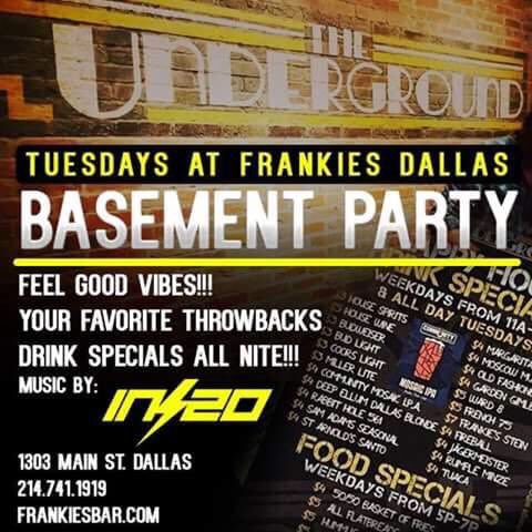 DoItDallas's tweet photo. .@djinzo spinning tonight @frankiesdfw downtown! Holler @hailzmichi downstairs for drinks! #DoitDallas #Tuesday https://t.co/M2YjqcHefd