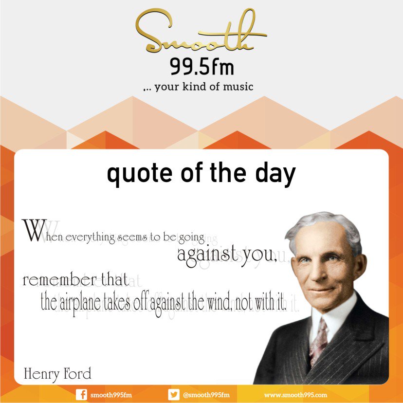 smooth995fm's tweet photo. When people against you....
Remember this quote from Henry Ford..
:)
#SmoothRTitM #QOTD https://t.co/Zk7FWhRVit