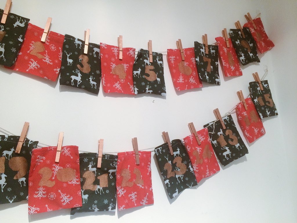 shoptigerseye's tweet photo. Yay it's advent calendar time! We've been busy with the DIY this year 🎄🎄 #diyadvent https://t.co/mMDHVXLAJL