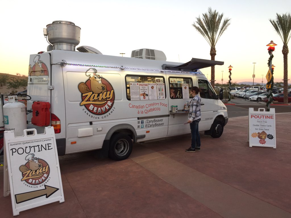 ZanyBeaver's tweet photo. Bonjour, serving #Poutine @RanchoSahuarita tonight 5-8 pm! 15455 S Camino Lago Azul #HangingWithTheBeaver #FoodTruck https://t.co/u28FdN5AUk