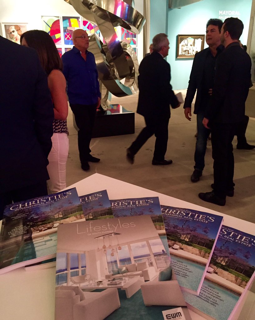 BHHSEWMRealty's tweet image. .@ChristiesHomes &amp;amp; #EWMRealty along with 13 other affiliates are proud to sponsor #ArtMiami. #VIPpreview