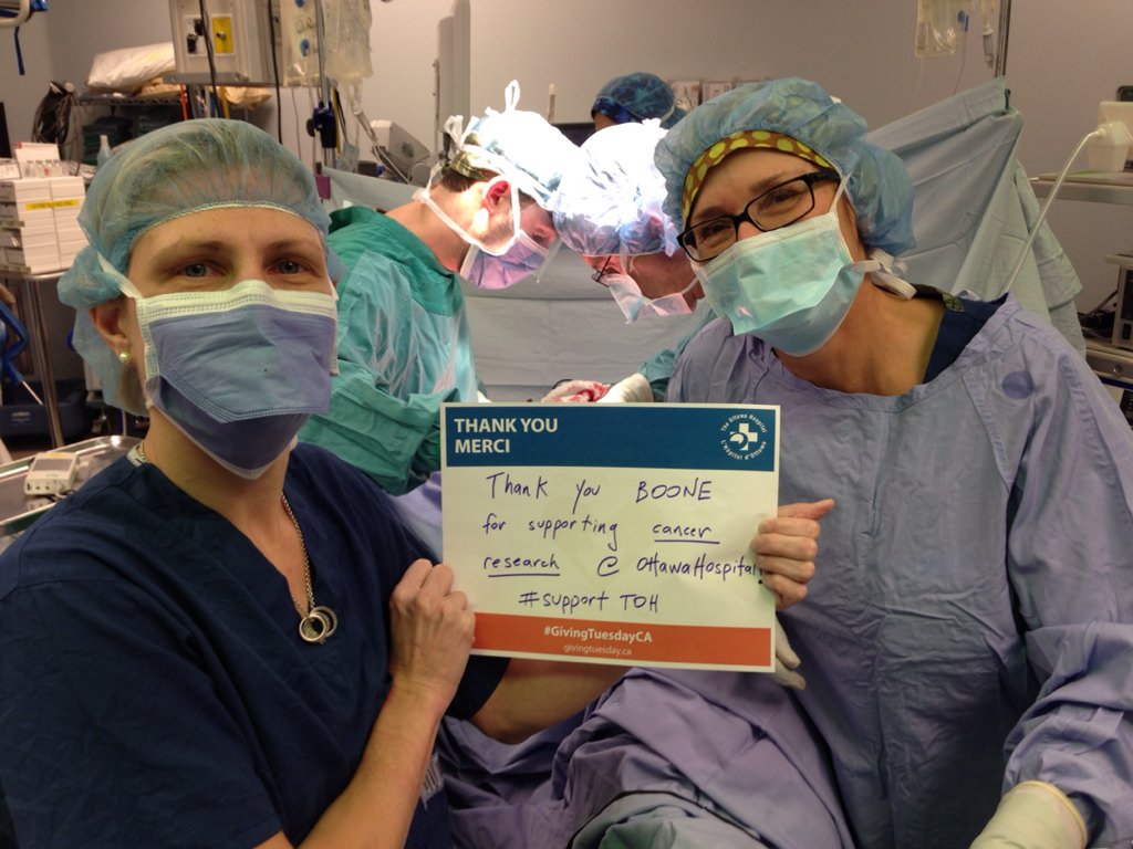 Thank you so much to Boone for you generous support to <a href="/OttawaHospital/">The Ottawa Hospital</a> for cancer research! #GivingTuesdayCA