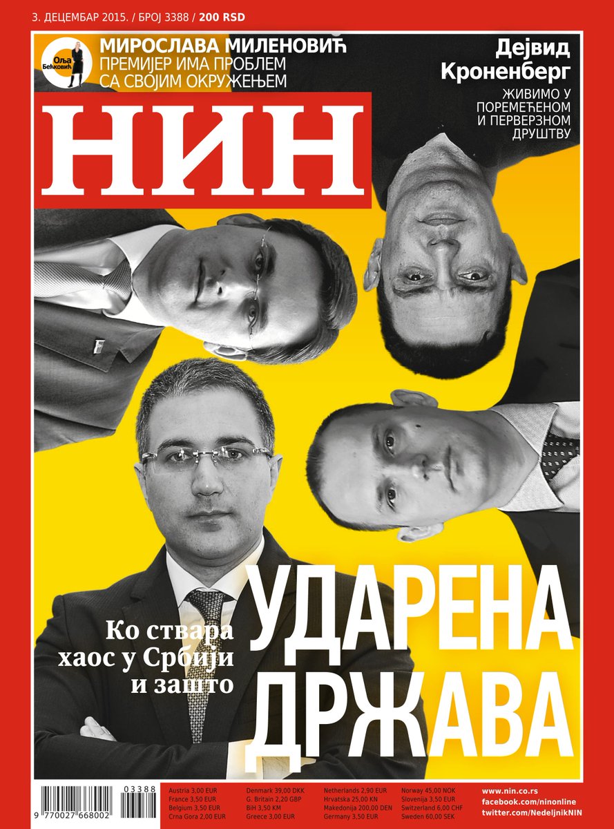 NedeljnikNIN's tweet photo. Novi broj NIN-a sutra u prodaji!
https://t.co/VQXe5K46hH #NedeljnikNIN https://t.co/XucArL7Fpo