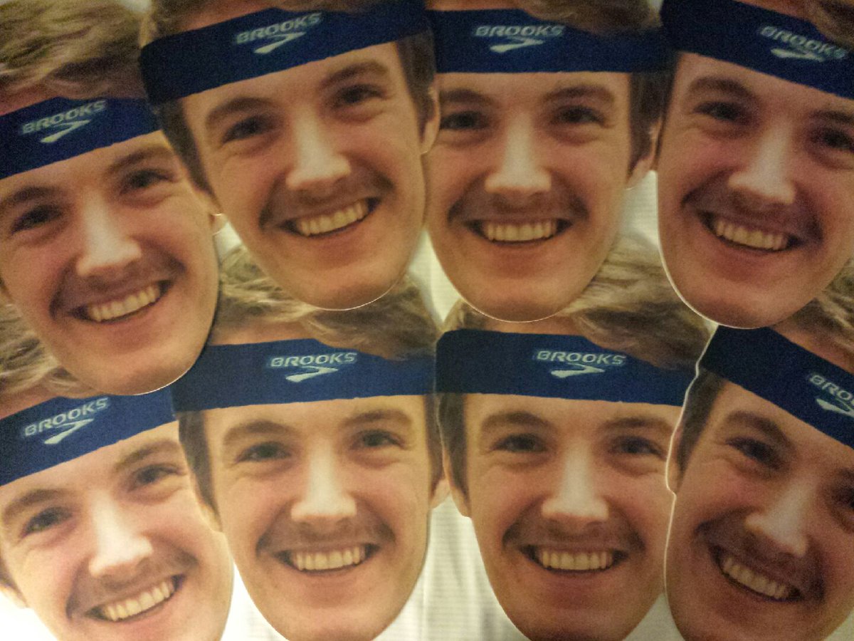 BrooksRunningCA's tweet photo. We're stoked to see the #FloBeerMile elite race with @LewisKentMiler. #TeamKent is getting a big head. Haha https://t.co/SfWRAFerTd