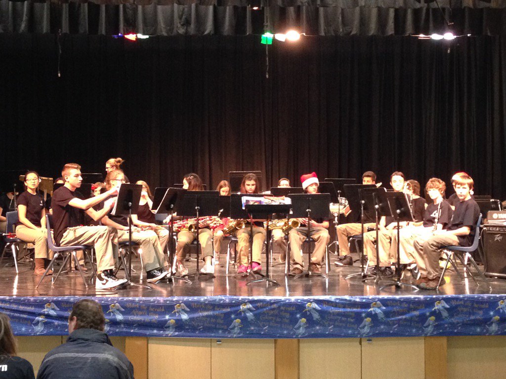 HolyCrossPTBO's tweet photo. @PVNCCDSB Grade 9 Band takes the stage first. #HCband https://t.co/IpVv2ovGWo