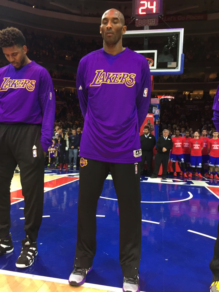 NBA's tweet photo. KOBE x PHILLY https://t.co/5PU9hhKswa