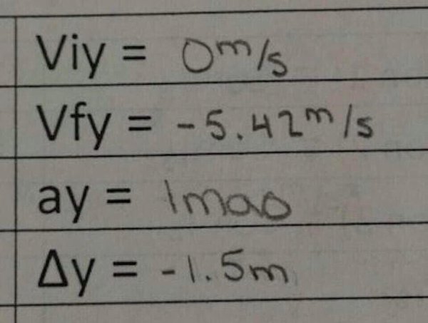 TurntAyyLmao's tweet photo. Physics is easy https://t.co/8jmbC2YKFS