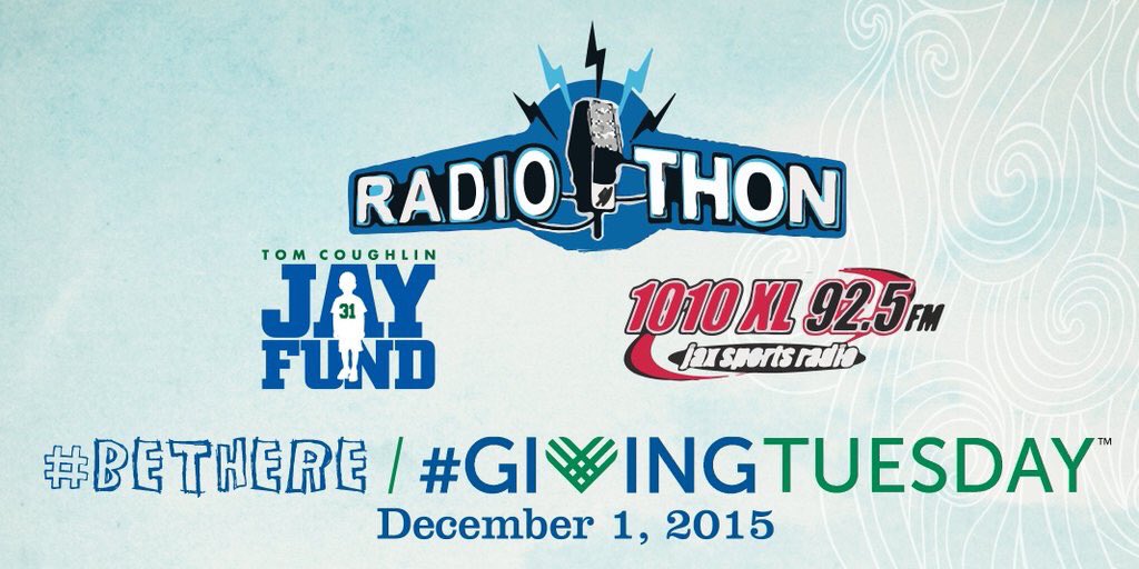 Spread the word &amp; help us #Finish an amazing day! #BeThere #GivingTuesday <a href="/zdeossie/">Zak DeOssie</a> <a href="/themarkuskuhn/">Markus Kuhn</a> <a href="/Weatherford5/">Steve Weatherford</a>