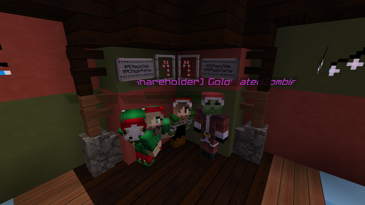 hannapeytonMC's tweet image. Some of my best friends and I at /warp seasonal! :D #MCMagicSide