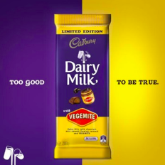 anguskeene's tweet photo. How did @CadburyAU use @twitter to launch #ChocPlusWhat incl. Cadbury Dairy Milk + @Vegemite https://t.co/XB31BbWFCU https://t.co/SYosjnTlRr