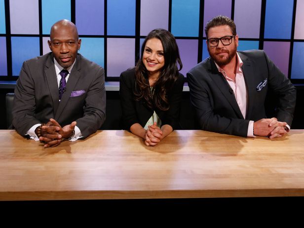 FoodNetwork's tweet photo. On a new #ChoppedJunior at 8|7c, four new young chefs cook for judges Madison Cowan, Mila Kunis and Scott Conant! https://t.co/RrahjZmbVw