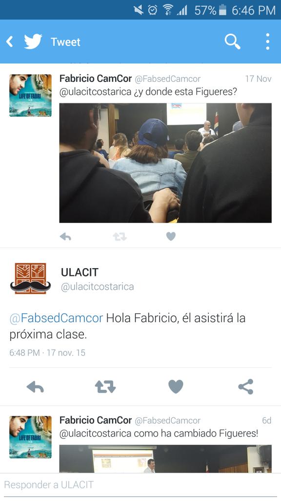 FabsedCamcor's tweet photo. @ulacitcostarica de 15 clases va a venir 3, que descaro! No lo hubiera matriculado! https://t.co/qXKhKintKa