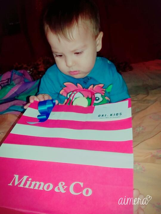 SanchezAntto's tweet photo. Adivinen quien salio a pasear hoy y se porto bien y la tía le compro regalito? Jajaja te amo❤ #MiniMimo #Mimo&Co https://t.co/gyKBhgzX7j