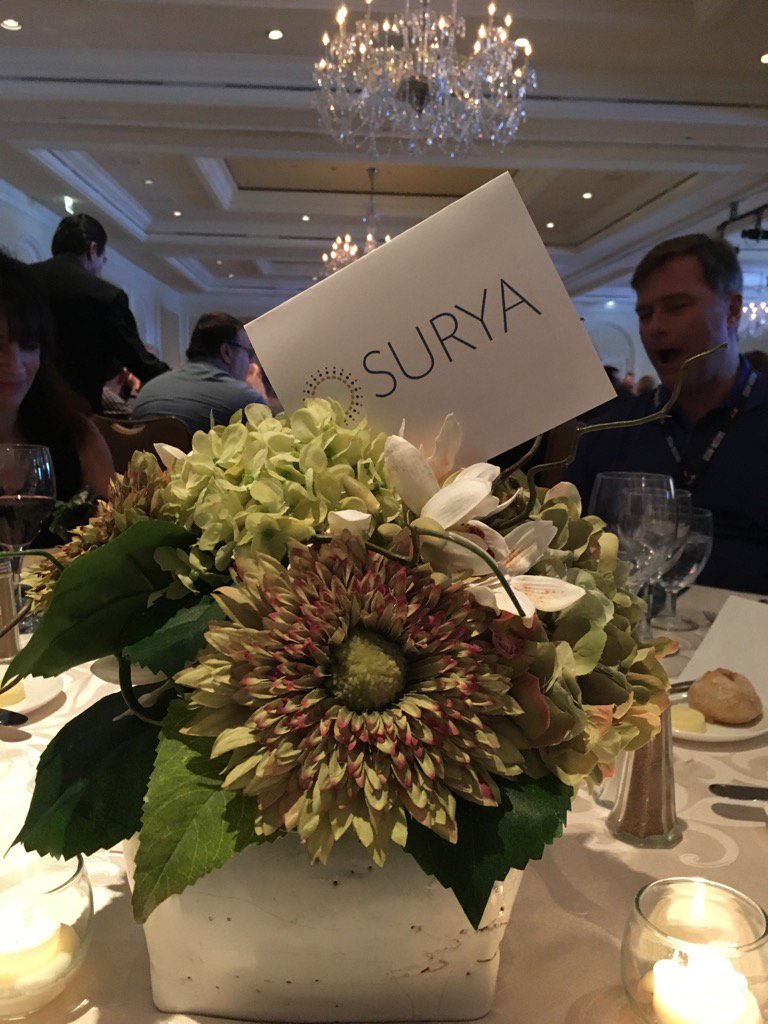 Kafka_says's tweet image. Thank you @suryasocial for being tonight's @FurnitureToday Leadership Conference sponsor! @visitSOFA @CANADELREP