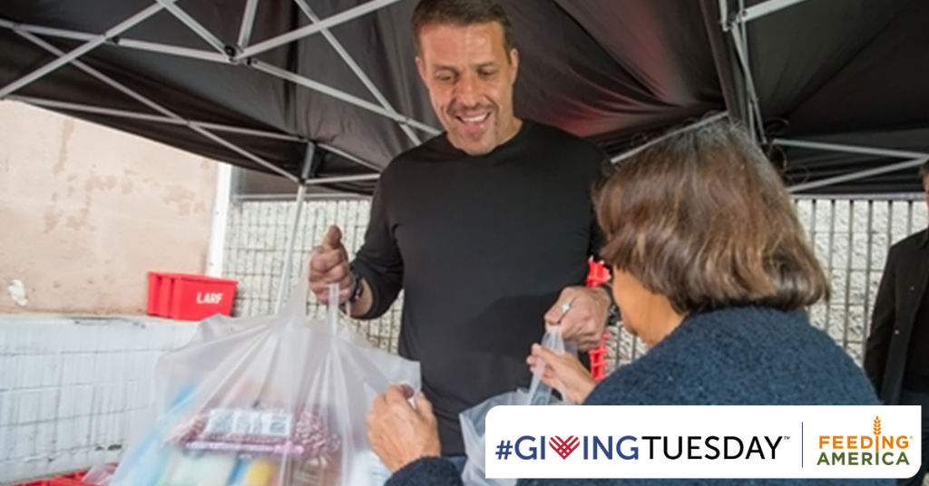 Only hours left this #GivingTuesday! Help meet <a href="/TonyRobbins/">Tony Robbins</a> 100 Million Meals Challenge: feeding.am/6019BrZUf